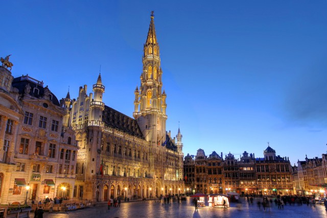 The very center of Brussels, Grand Place