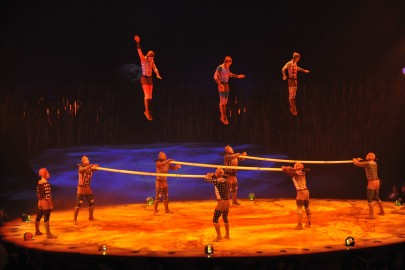 Show at the Cirque du Soleil