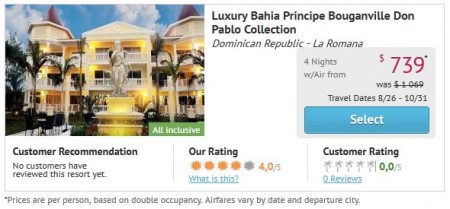 Luxury Bahia Principe Bouganville details