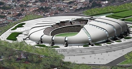 Estadio das Dunas in Natal, Brazil