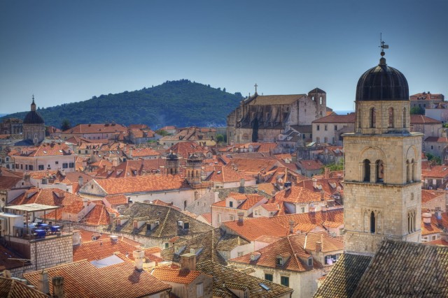 skyline of Dubrovnik's old town ©Michael Caven