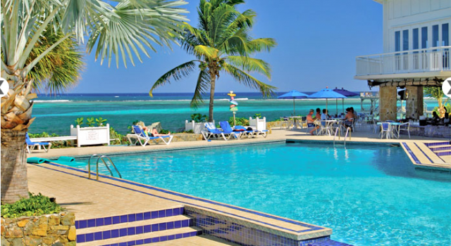 Pool view at Divi Carina Bay Beach Resort