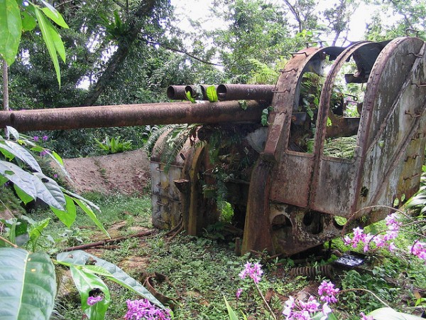 Throughout the jungles, Japanese army ruins are not uncommon lorliw/flickr