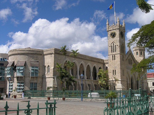 The parliament building of Barbados in Bridgetown, an example of a British colonial structure ©Roslyn Russell/flickr