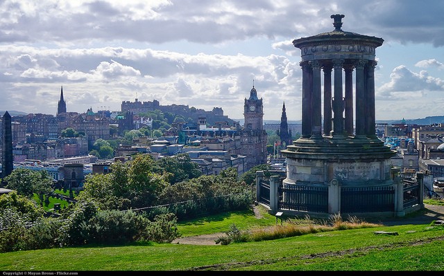 The Scottish capital seen from above, delightful and mysterious ©Moyan Brenn/flickr