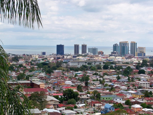 The capital of Trinidad and Tobago from above, Port of Spain ©Glen/flickr
