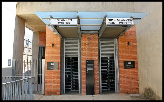 The apartheid museum which reminds us the terrible segregation days of that time Nagarjun Kandukuru/flickr