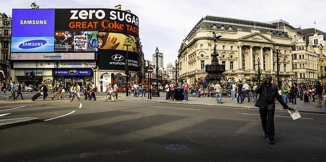 The European Time Square, The Picadilly Circus in London, United Kingdom ©David G/flickr