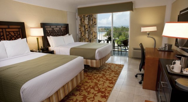 Guest room at Radisson Aquatica Resort Barbados