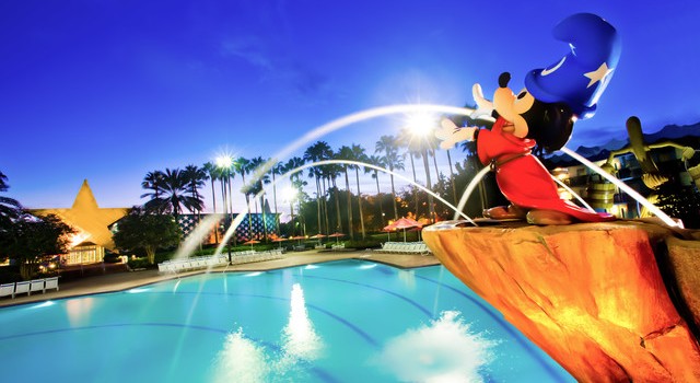 Fantasia pool at Disney's All-Star Movies Resort