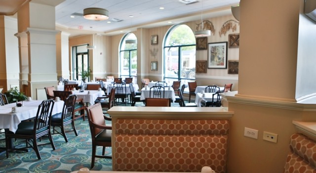 Dining area at Hilton Garden Inn Savannah