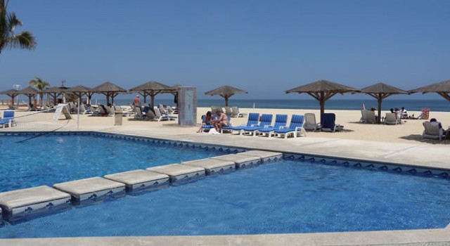 Pool view at Posada Real Los Cabos
