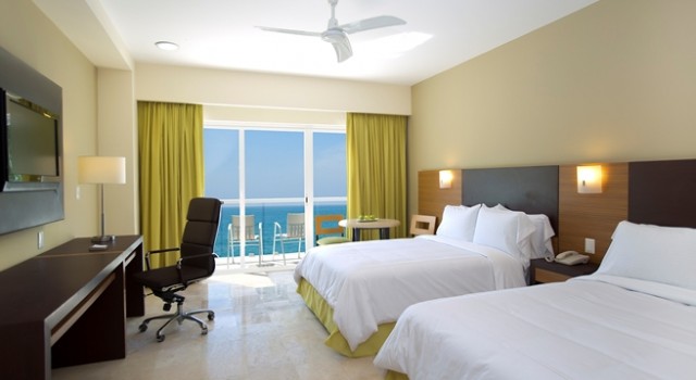 Guest room at Hilton Puerto Vallarta Resort