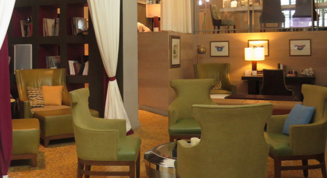 The Library at Hotel Astor
