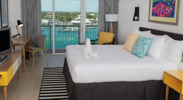 Guest room at Warwick Paradise Island 